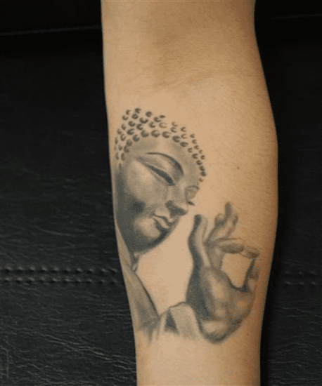 Symbolic Buddha Tattoo