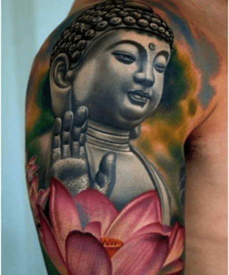 Postured Buddha Tattoo