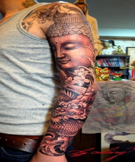 Dragon Buddha Tattoo